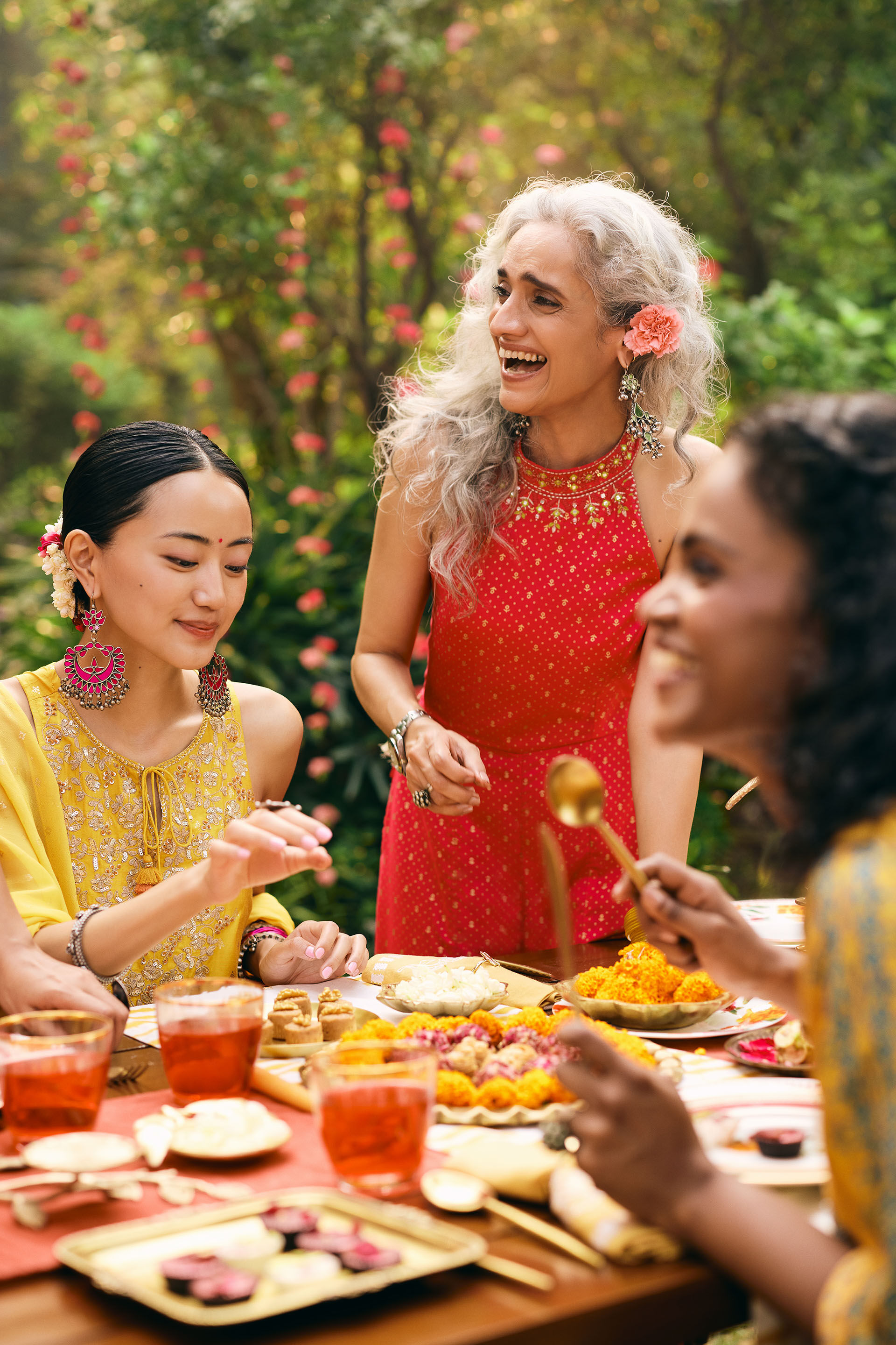 Laddoo Peela Kurta Set, Mustard, image 11